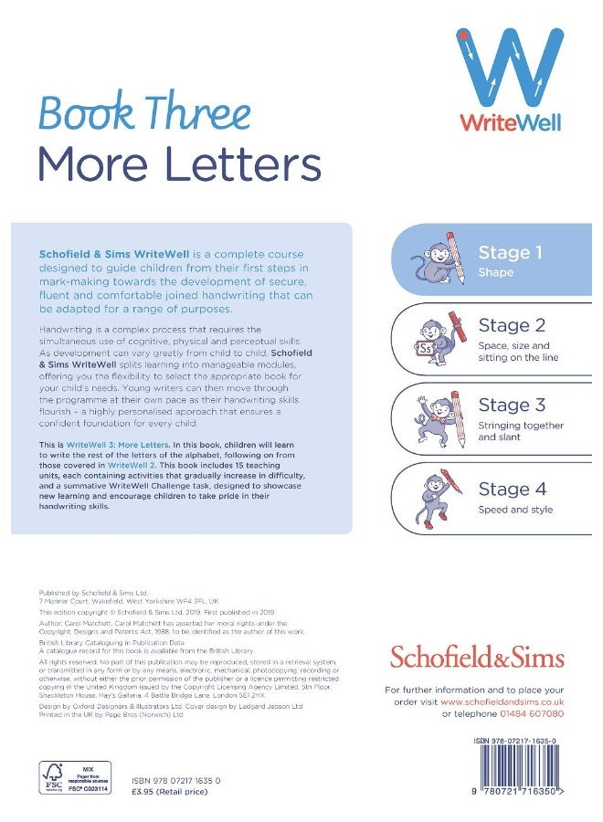 WriteWell 3: More Letters, Early Years Foundation Stage, Ages 4-5 - Image 2