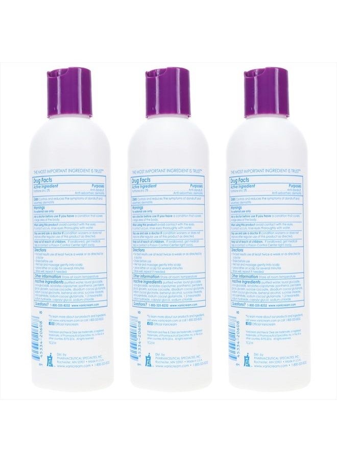 Vanicream Medicated Anti-Dandruff Shampoo, 8 fl oz Each (Pack of 3)  - Image 4