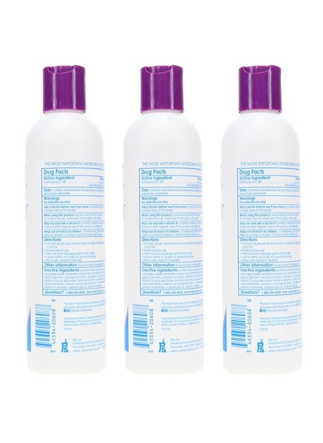Vanicream Medicated Anti-Dandruff Shampoo, 8 fl oz Each (Pack of 3)  - Image 3