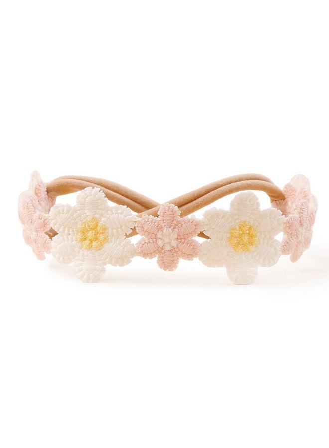 mligril mligril Baby Girls Headband & Socks Set, Cute Non Slip Cotton Socks with Flower Hair Bows Rabbit Ears Style Baby Accessories Easter Birthday Gifts Photography Prop for Newborn Infant Toddler - Image 3