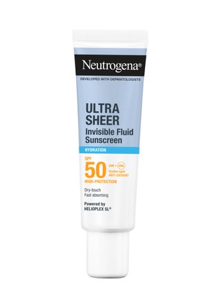 Ultra Sheer Invisible Fluid Hydrating Sunscreen SPF 50 Face