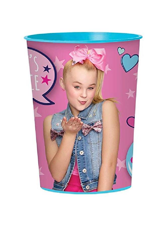 Amscan Jojo Siwa 16 Oz Party Stadium Cup (Jojo'S Juice) - Image 1