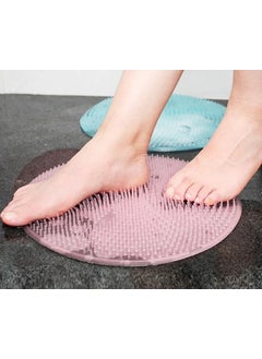 COTTON BOX Foot Shower Mat with Suction Cup Silicone - Massage Pad  - Image 3