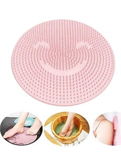 COTTON BOX Foot Shower Mat with Suction Cup Silicone - Massage Pad  - Image 2