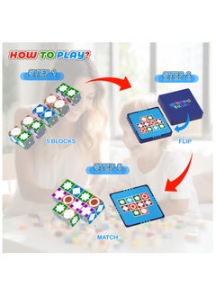 Anmi Wooden Matching Puzzle Board Game, Family Games for Children Adults for Ages 3+  - Image 5