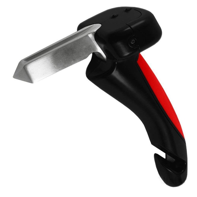 EBOFAB Car Safety Hammer Handle Seatbelt Cutter, and Emergency Window Glass Breaker Escape Tool - Image 1