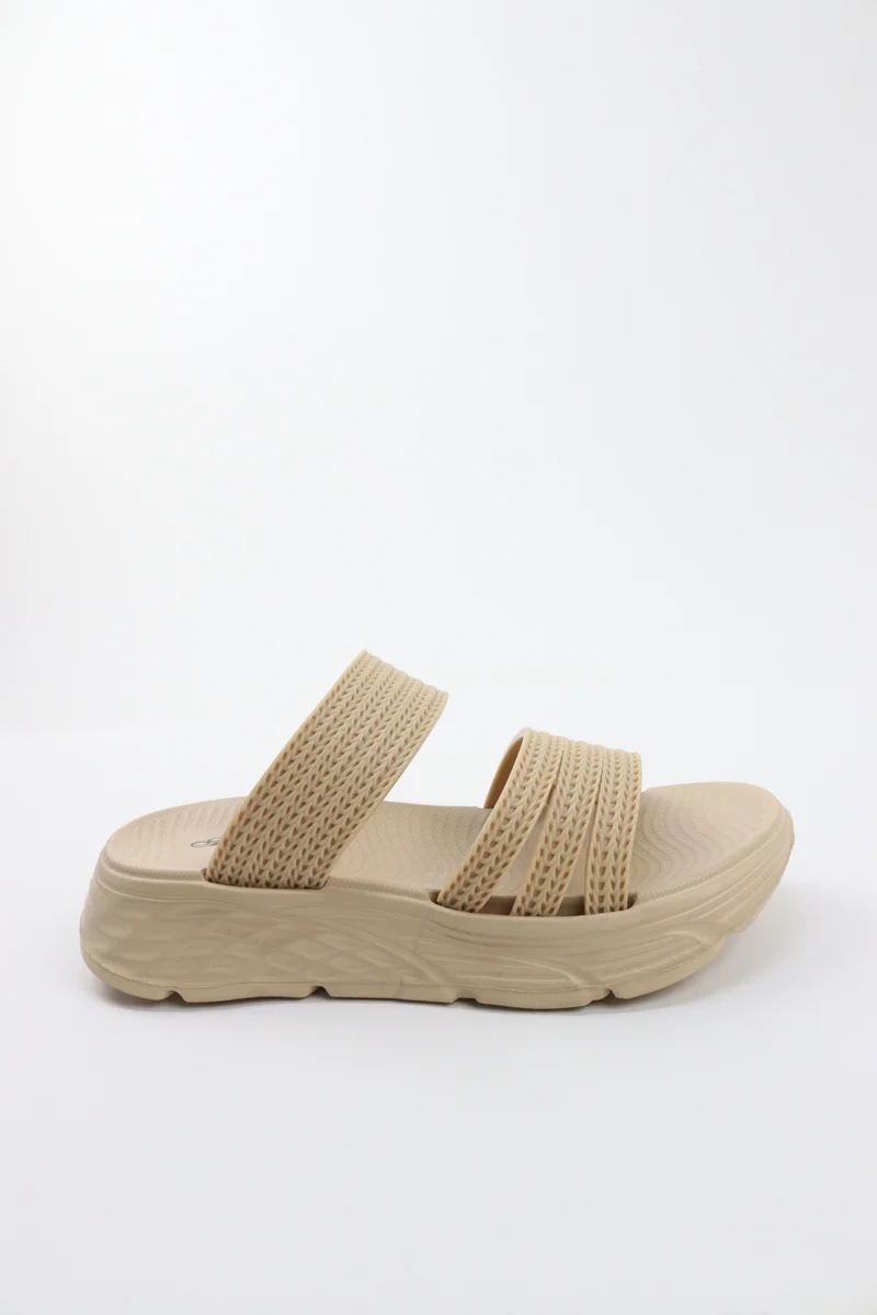 Viny Viny Women’s Lightweight Double Strap Slide Slippers – Soft Comfort Platform Sandals for Daily Wear