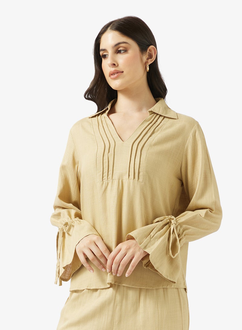 Ripples Ladies Co-ord Set With Long Sleeves Top & Wide-Leg Pant - Image 3