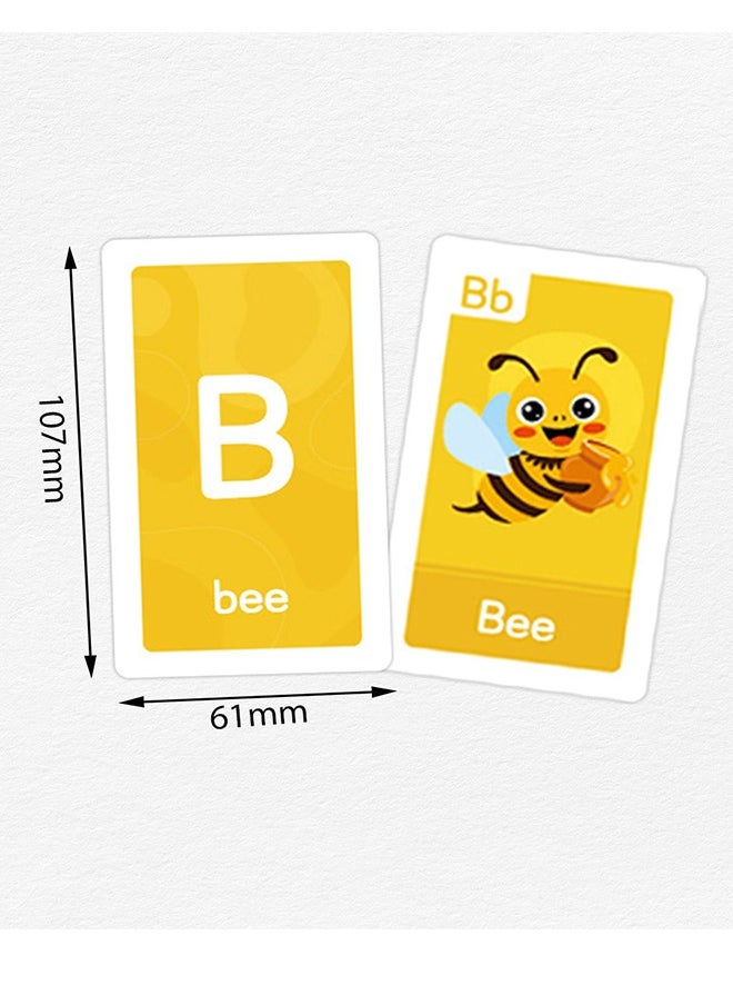 58 Alphabet Flash Cards For Toddlers Ages 2-4 - Learn Colors Numbers Shapes ABC Letters - Toddler Kids Learning Educational Toys Preschoolers Flashcards