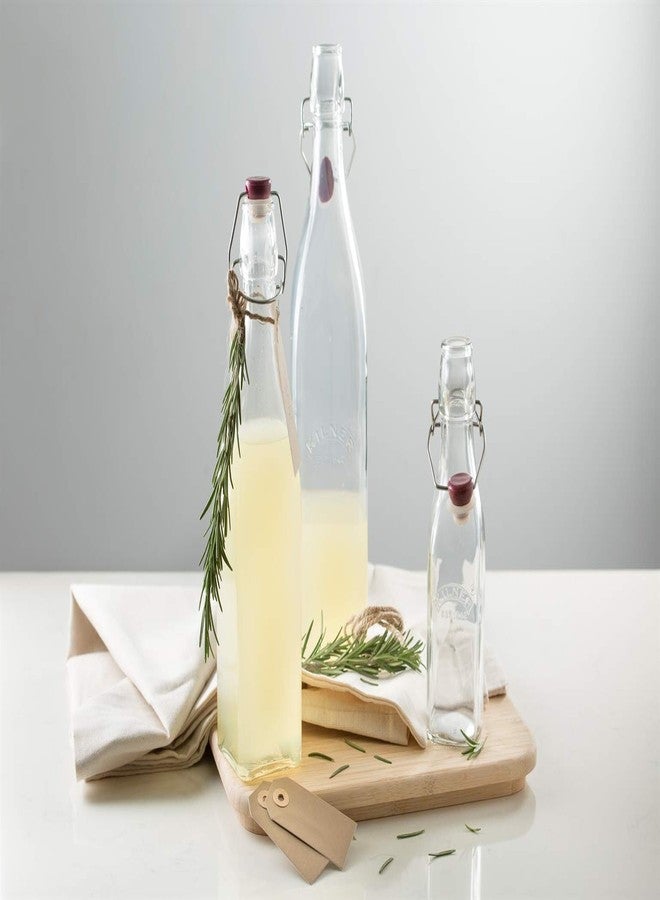 Kilner Square Swing Top Glass Bottle | 18.5 oz - Image 3