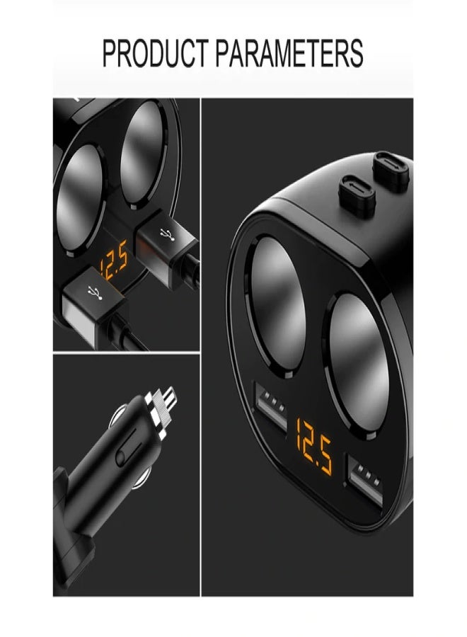 Car Charger Car Charger Extender USB Car Charger2 Ports USB Battery Charger 12V 24V Double Sockets - Image 2