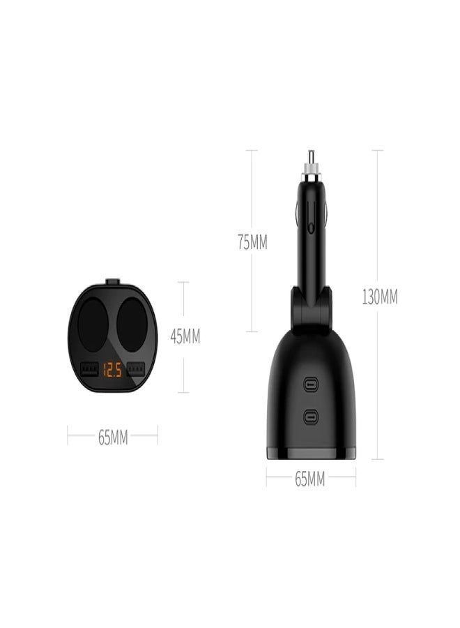 Car Charger Car Charger Extender USB Car Charger2 Ports USB Battery Charger 12V 24V Double Sockets - Image 3