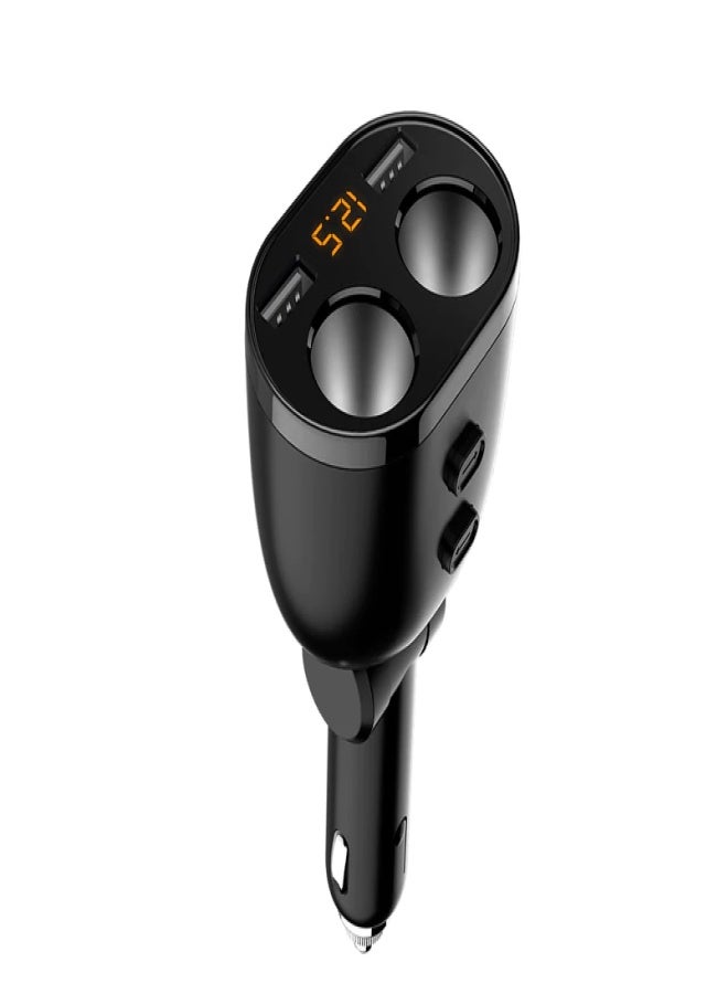 Car Charger Car Charger Extender USB Car Charger2 Ports USB Battery Charger 12V 24V Double Sockets - Image 1
