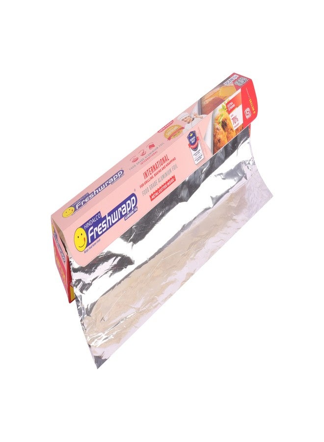 Freshwrapp Hindalco Freshwrapp International Aluminium Foil 8 Meters, 18 microns (Pack of 3) |Food Packing, Wrapping , Storing , Serving and Cooking (Baking , Grilling , Roasting, Freezing) - Image 4