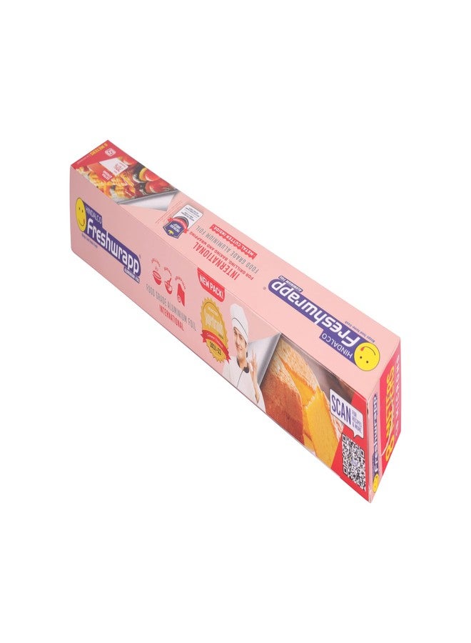 Freshwrapp Hindalco Freshwrapp International Aluminium Foil 8 Meters, 18 microns (Pack of 3) |Food Packing, Wrapping , Storing , Serving and Cooking (Baking , Grilling , Roasting, Freezing) - Image 2