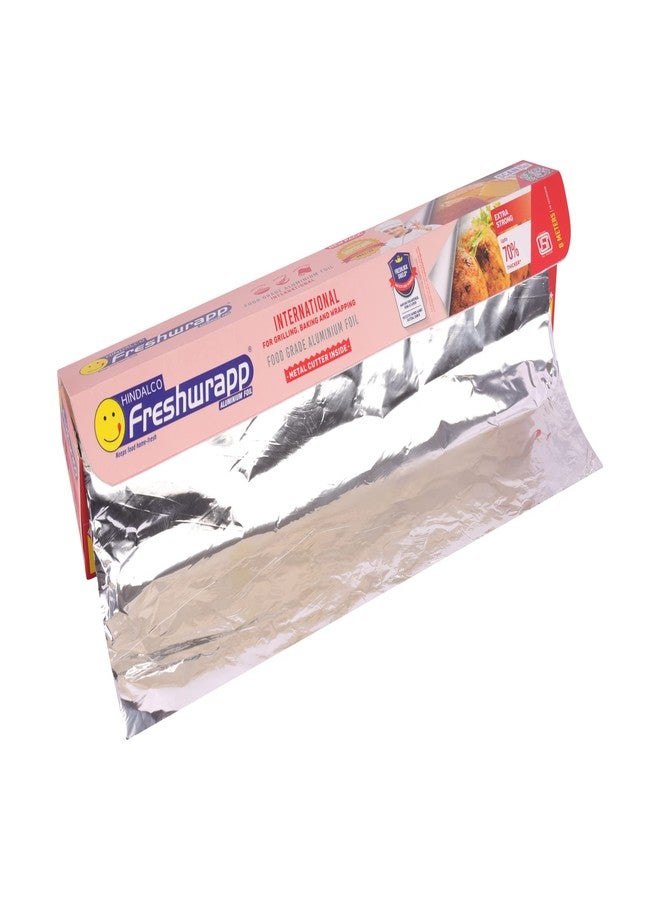 Freshwrapp Hindalco Freshwrapp International Aluminium Foil 8 Meters, 18 microns (Pack of 3) |Food Packing, Wrapping , Storing , Serving and Cooking (Baking , Grilling , Roasting, Freezing) - Image 3