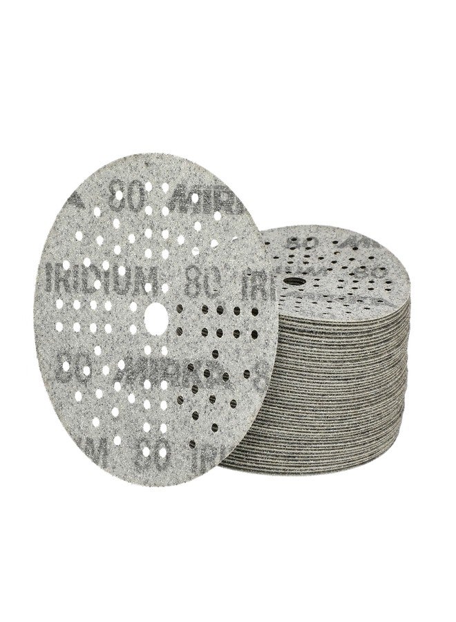 Mirka Iridium 5-Inch Sandpaper, 80 Grit - 50-Pack Hook & Loop Discs for Automotive, Wood, Wall & Body Sanding - Premium Car Sanding Paper - Image 3