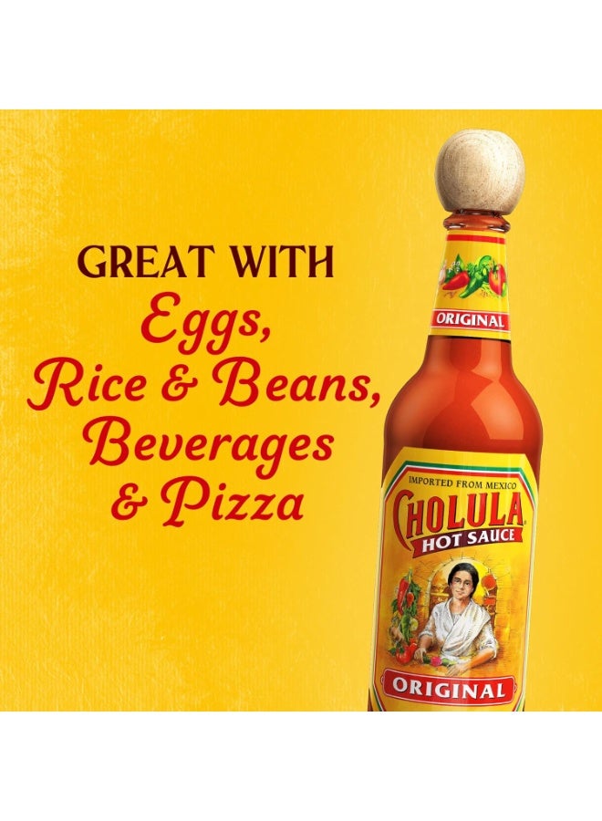 Cholula Original Hot Sauce 5 Fl Oz , Authentic Mexican Chili Pepper Sauce, Medium Heat - Image 3