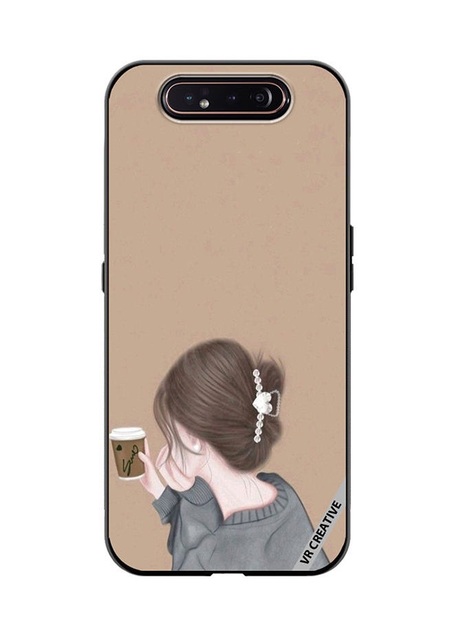 VR CREATIVE - Protective Case Cover For Samsung Galaxy A80 Sipping Design Multicolour - Image 1