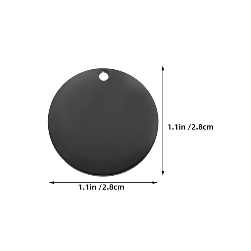 8 Pcs Stainless Steel Stamping Blanks Round Stamping Pendants Charms For Dog Tags Bracelet Necklace Jewelry Diy Craft Making - Image 5