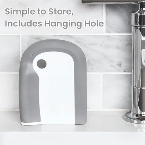 Kunya Multi Purpose Silicone Squeegee with Hanging Hook Water Blade for Cleaning Bathroom Shower Mirror Glass Kitchen Countertop Car Windows Wiper Scraper Waterblade Cleaner Tool (Handy) - Image 4