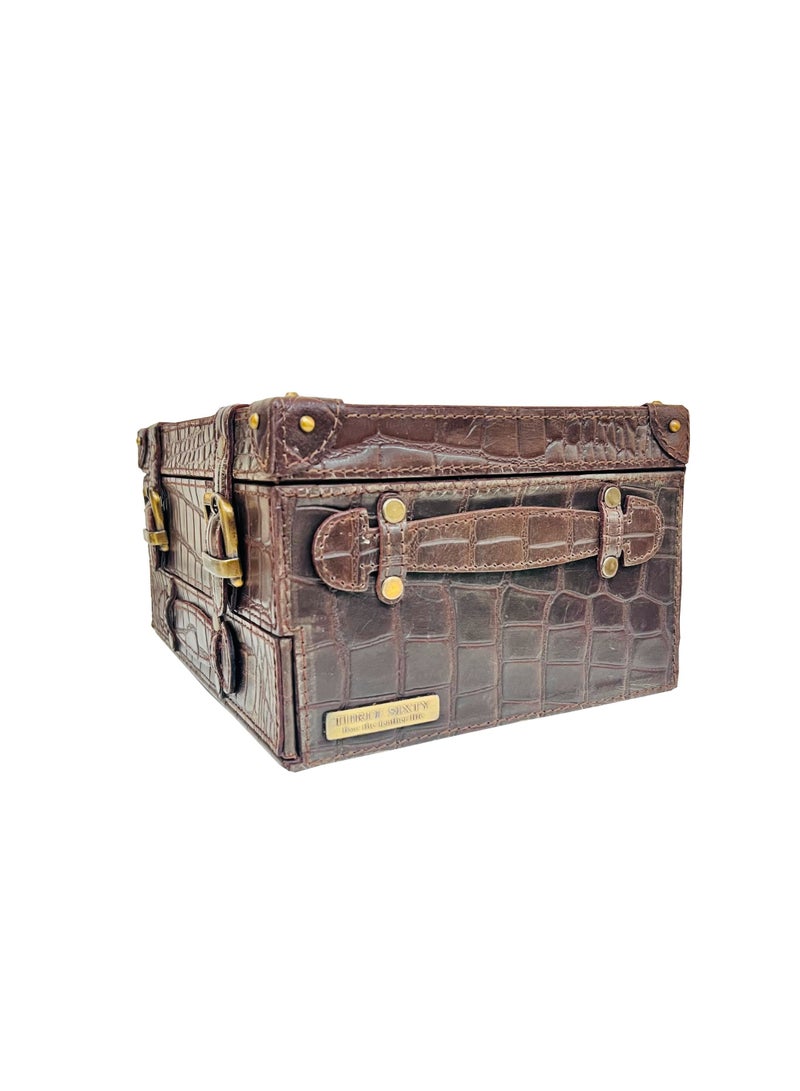 THREE SIXTY 8 Slots Leather Watch Box With Jewelry Drawer - Image 4