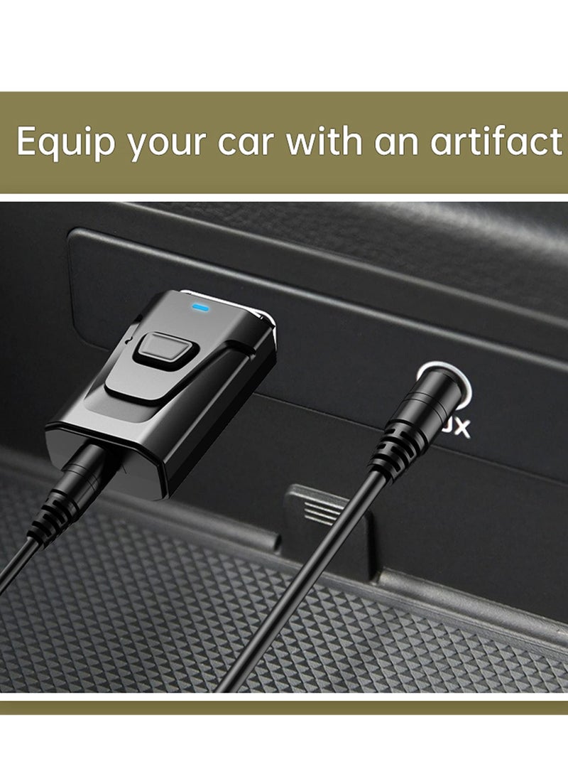 Generic - 4-in-1 USB Bluetooth 5.0 Transmitter and Receiver, Mini Wireless Audio Adapter for 3.5mm AUX, Ideal for TV, PC, Headphones, Speakers, and Car/Home Stereo Systems. - Image 1