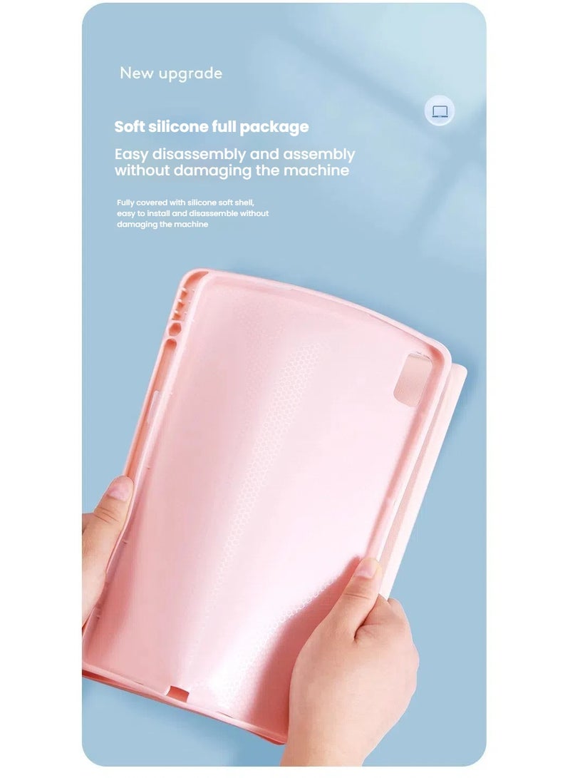 عام غطاء لوحة مفاتيح متوافق مع Honor Pad 8 مقاس 12 بوصة - لوحة مفاتيح ملونة بمفاتيح دائرية جميلة ولوحة لمس، غطاء لوحة مفاتيح قابل للإزالة لـ Honor Pad 8 (موديل HEY-W09) - Image 2