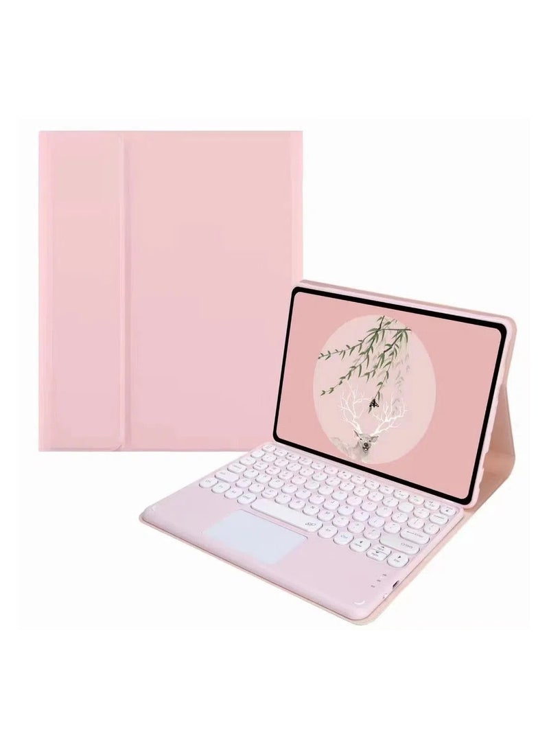 عام غطاء لوحة مفاتيح متوافق مع Honor Pad 8 مقاس 12 بوصة - لوحة مفاتيح ملونة بمفاتيح دائرية جميلة ولوحة لمس، غطاء لوحة مفاتيح قابل للإزالة لـ Honor Pad 8 (موديل HEY-W09) - Image 1