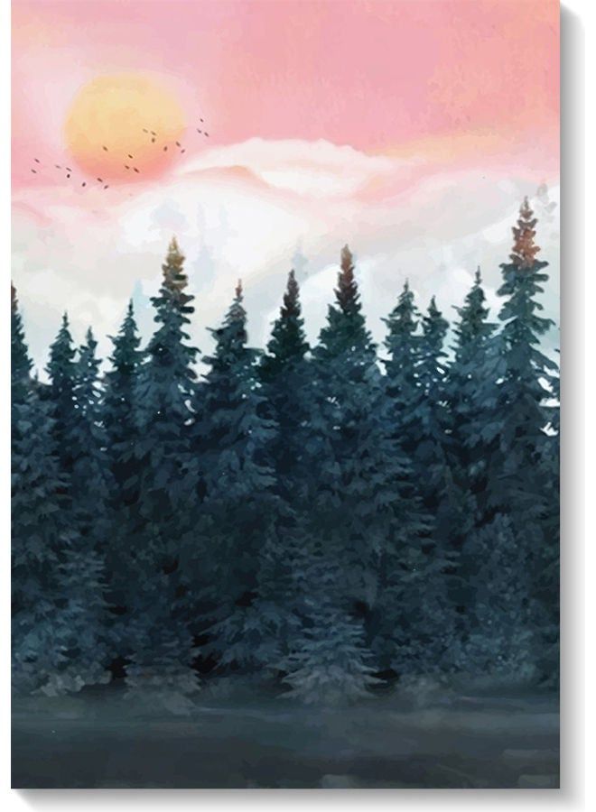 RYN Decorative Wall Art Painting Multicolour 40 x 60cm - Image 2