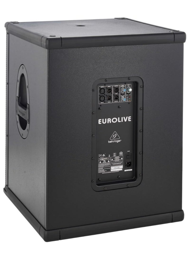 Behringer Subwoofer Powered 1x18" 3000W RMS Speaker and Built-In Stereo Crossover, Wooden B1800XP - Image 3