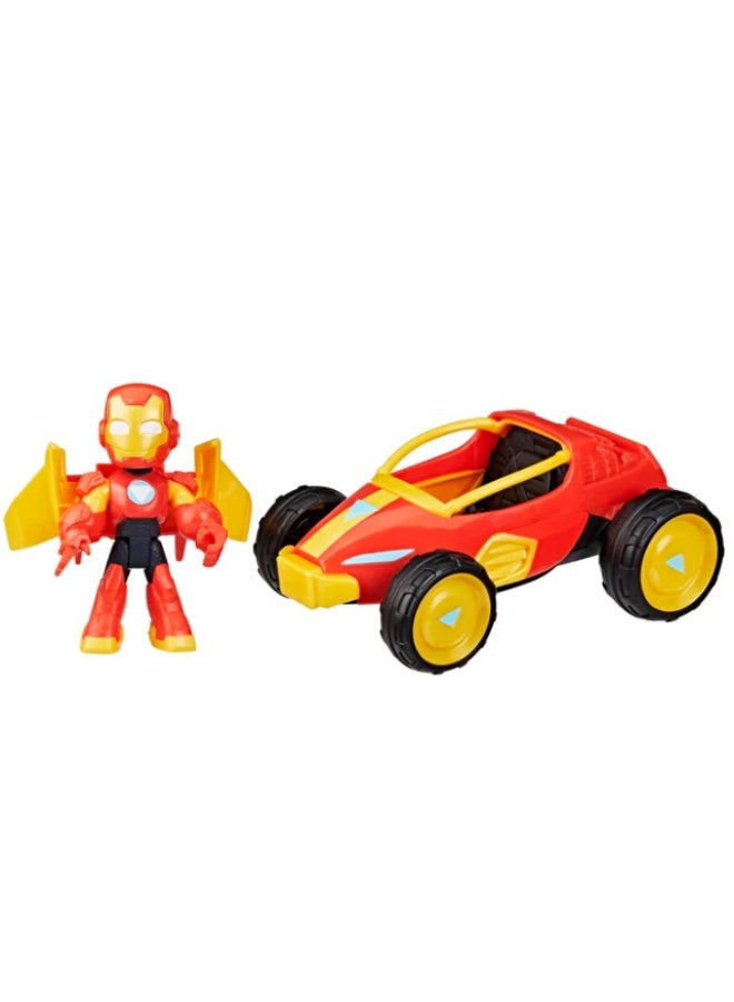 Hasbro Marvel مجسم عمل هاسبرو آيرون مان وأصدقاؤه الرائعون مارفل آيرون ريسر - Image 1