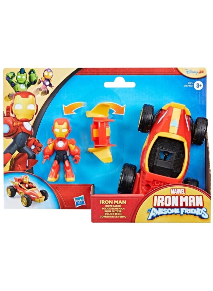 Hasbro Marvel مجسم عمل هاسبرو آيرون مان وأصدقاؤه الرائعون مارفل آيرون ريسر - Image 2