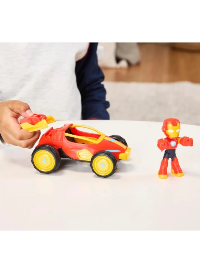 Hasbro Marvel مجسم عمل هاسبرو آيرون مان وأصدقاؤه الرائعون مارفل آيرون ريسر - Image 3