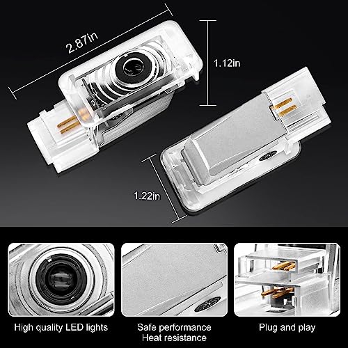 3D Shadow Lights LED Door Logo Projector for Cadillac SRX CT6 XTS ATS XT4 XT5 XT6 Dual Plug Puddle Lights for Cadillac Welcome Courtesy Lights Auto Accesories - Image 2