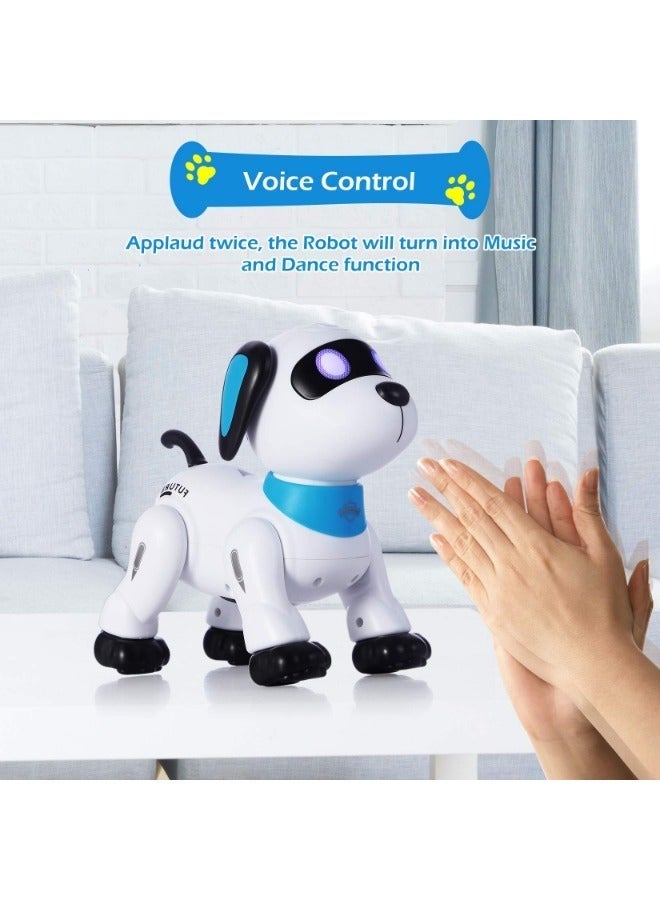 TOY GARDEN Remote Control Robot Dog Toy | Programmable Interactive Dancing Robot for Kids 5+ - RC Stunt Dog with Sound & LED Eyes - Image 5