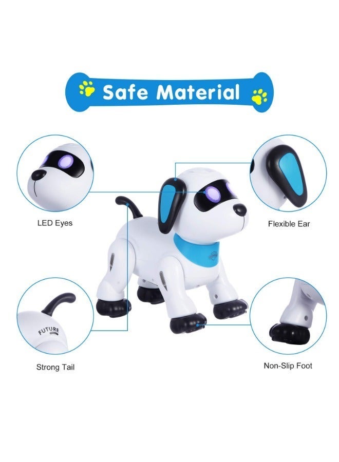 TOY GARDEN Remote Control Robot Dog Toy | Programmable Interactive Dancing Robot for Kids 5+ - RC Stunt Dog with Sound & LED Eyes - Image 3