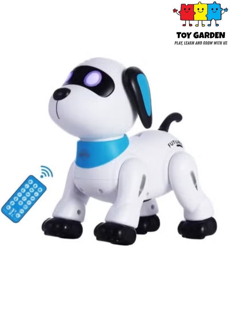 TOY GARDEN Remote Control Robot Dog Toy | Programmable Interactive Dancing Robot for Kids 5+ - RC Stunt Dog with Sound & LED Eyes - Image 1