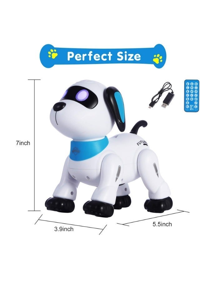 TOY GARDEN Remote Control Robot Dog Toy | Programmable Interactive Dancing Robot for Kids 5+ - RC Stunt Dog with Sound & LED Eyes - Image 4