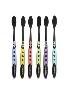 GuruNanda GuruNanda, Big Tuft Charcoal Toothbrushes, Soft , 6 Toothbrushes  - Image 4