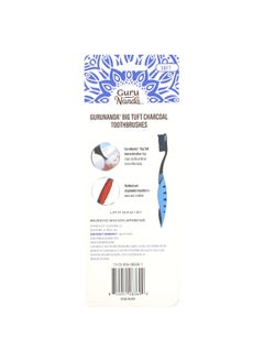GuruNanda GuruNanda, Big Tuft Charcoal Toothbrushes, Soft , 6 Toothbrushes  - Image 2