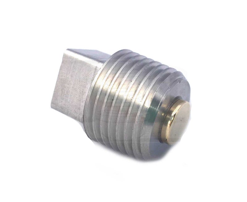 Gold Plug IP04X 1214 Made in USA NPT Industrial Magnetic Drain Plug External Head Toyota Honda Yamaha Ford Chevy Dodge