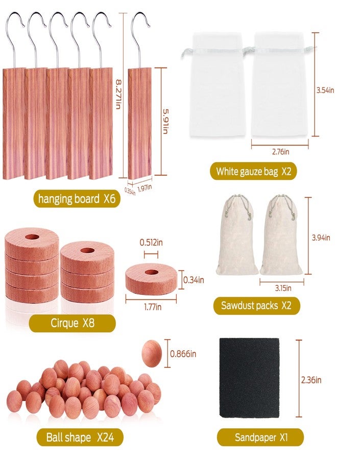 Cedar Space مكعبات خشب الأرز لتخزين الملابس (40 قطعة)، كرات ورقائق خشب الأرز للخزائن والأدراج، خشب أرز طبيعي للخزائن، أكياس معطرة برائحة منعشة - Image 3