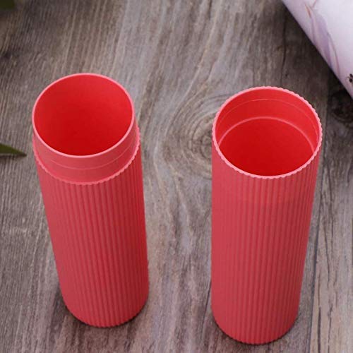 RA8 PRODUCTS RA8 Products Capsule Portable Toothbrush Tongue Cleaner Holder Case Traveling Outdoor Use to Storage Carry Case Storage Box Cover Organizer Pack of 2  - Image 2