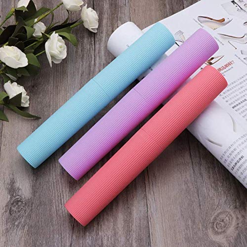 RA8 PRODUCTS RA8 Products Capsule Portable Toothbrush Tongue Cleaner Holder Case Traveling Outdoor Use to Storage Carry Case Storage Box Cover Organizer Pack of 2  - Image 4