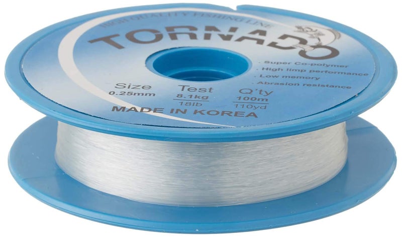 Tornado Fishing Line, 0.25 mm, 100 m - Blue