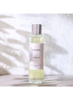 Amara Amara Fragrance Oil White Musk | Long Lasting Scented Oil for Home | Aromatherapy Natural Musk Fragrance Relaxing & Calming White Musk Aroma Oil  250 ml  - Image 1
