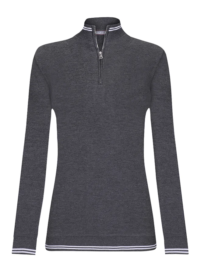 فيليكس هاردي Half-Zip Knit Sweater