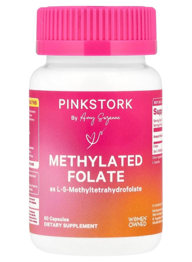 Pink Stork Methylated Folate  60 Capsules