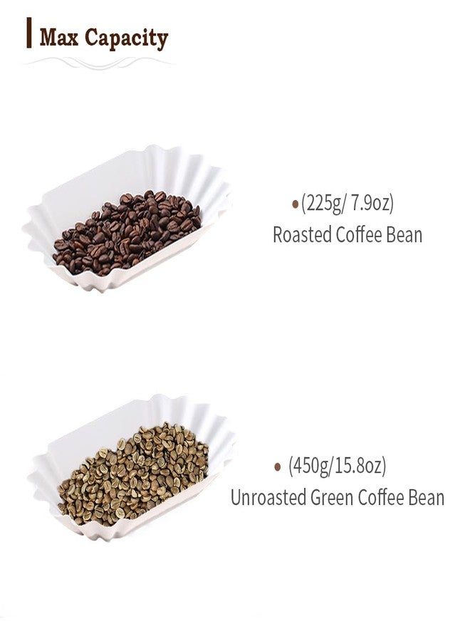 CAFEMASY Coffee Beans Cupping Sample Tray Reusable Plastic Plate for Scooping and Weighing, Display Sample Coffee Beans (5pcs-White) - Image 2